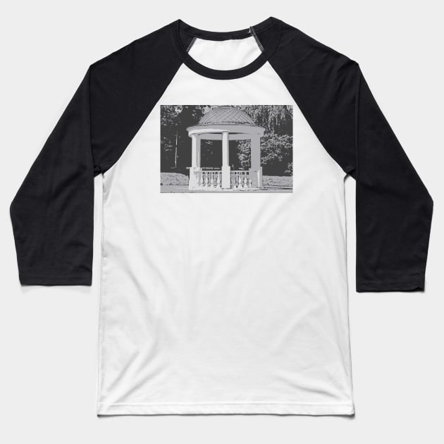 Gazebo in the park Baseball T-Shirt by EvgeniiV